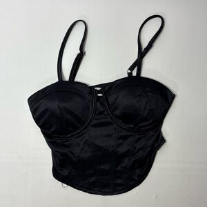 No Boundaries Black Bustier Bra